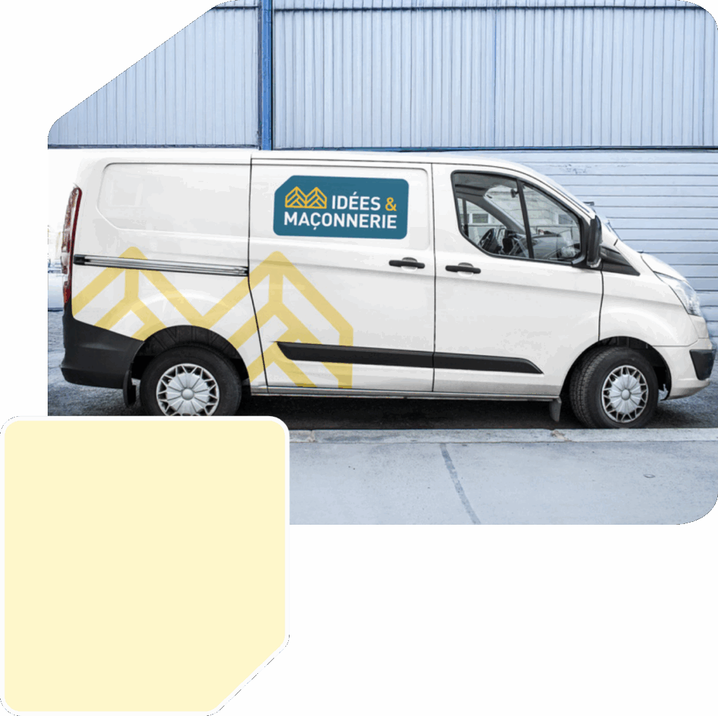 Camionnette idées et maçonnerie