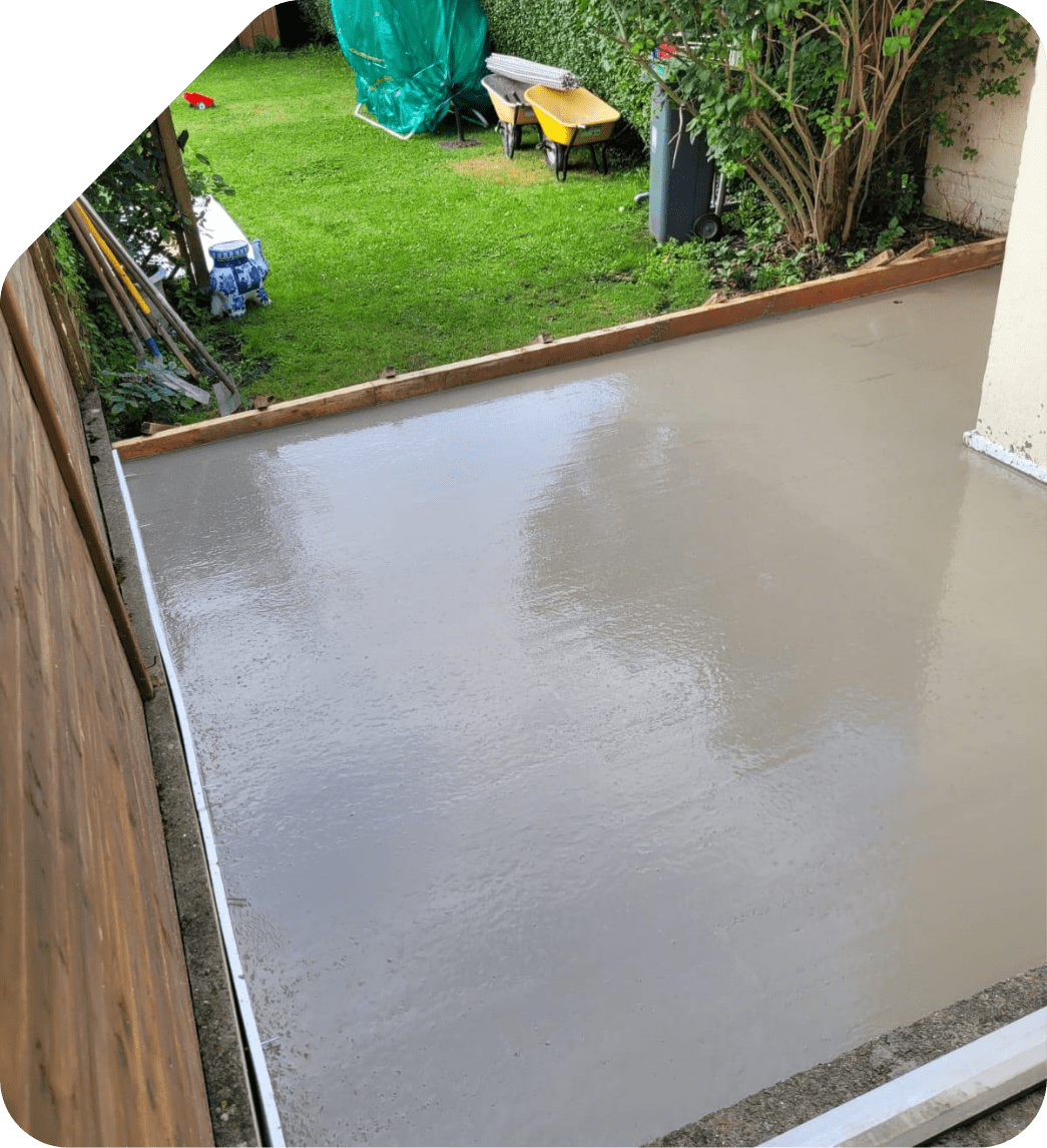 Terrasse en béton